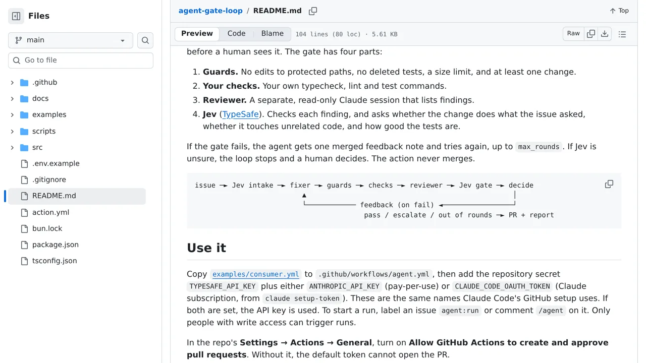 Source screenshot of agent-gate-loop