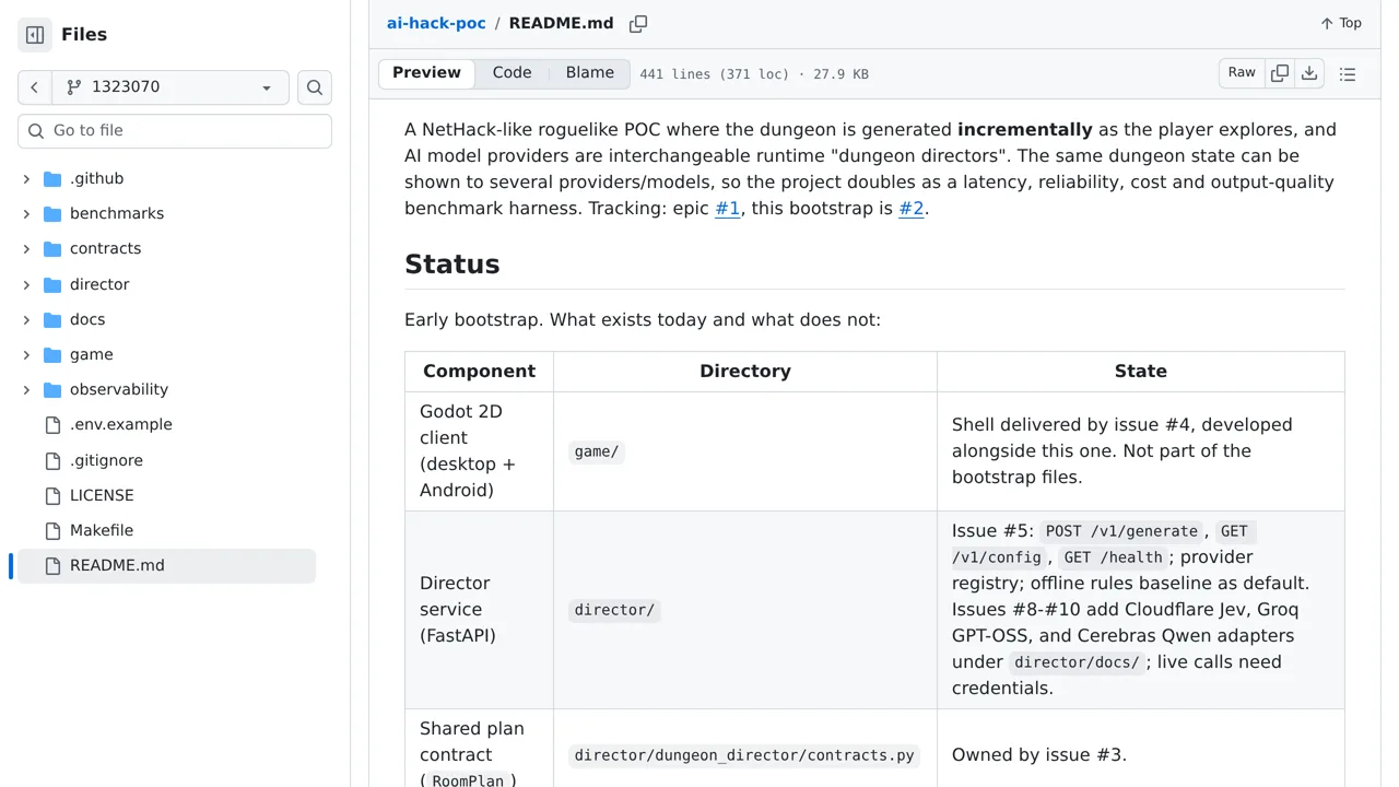 Source screenshot of ai-hack-poc