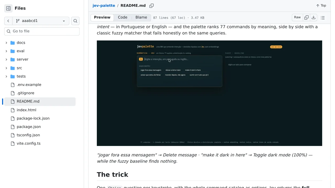 Source screenshot of jev-palette