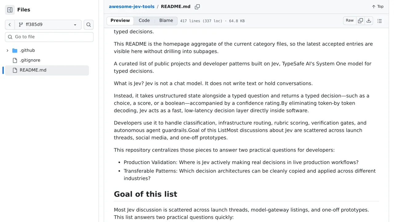 Source screenshot of Awesome Jev Tools