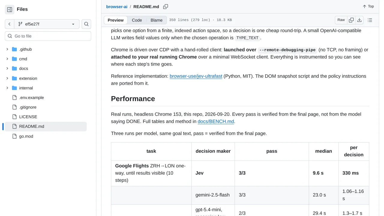 Source screenshot of browser-ai