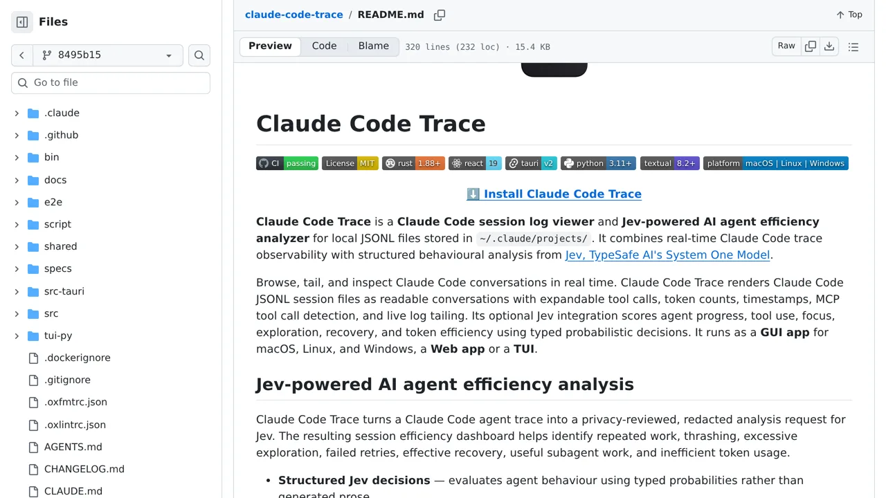 Source screenshot of Claude Code Trace