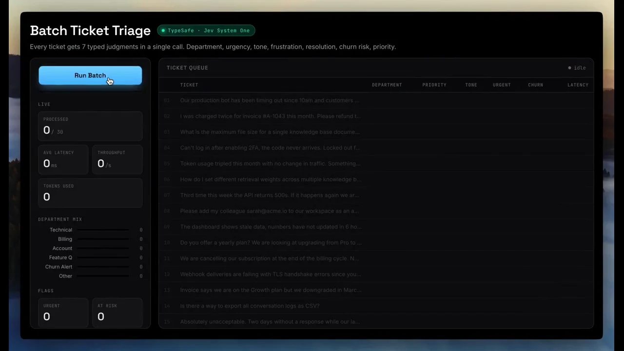 Recorded frame of CowAgent ticket analysis
