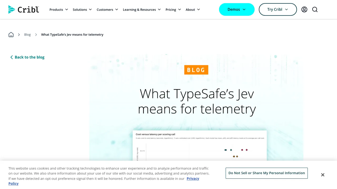 Source screenshot of What TypeSafe's Jev means for telemetry