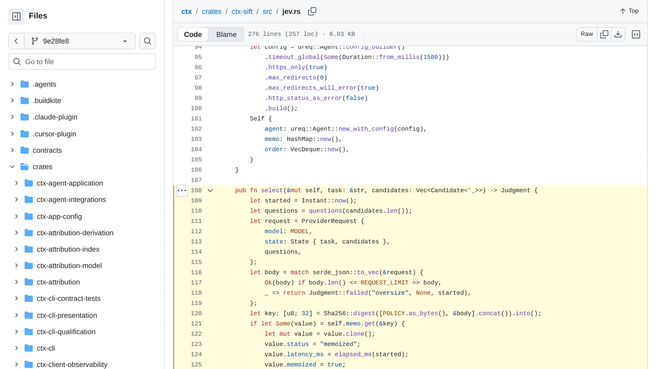 Source screenshot of ctx