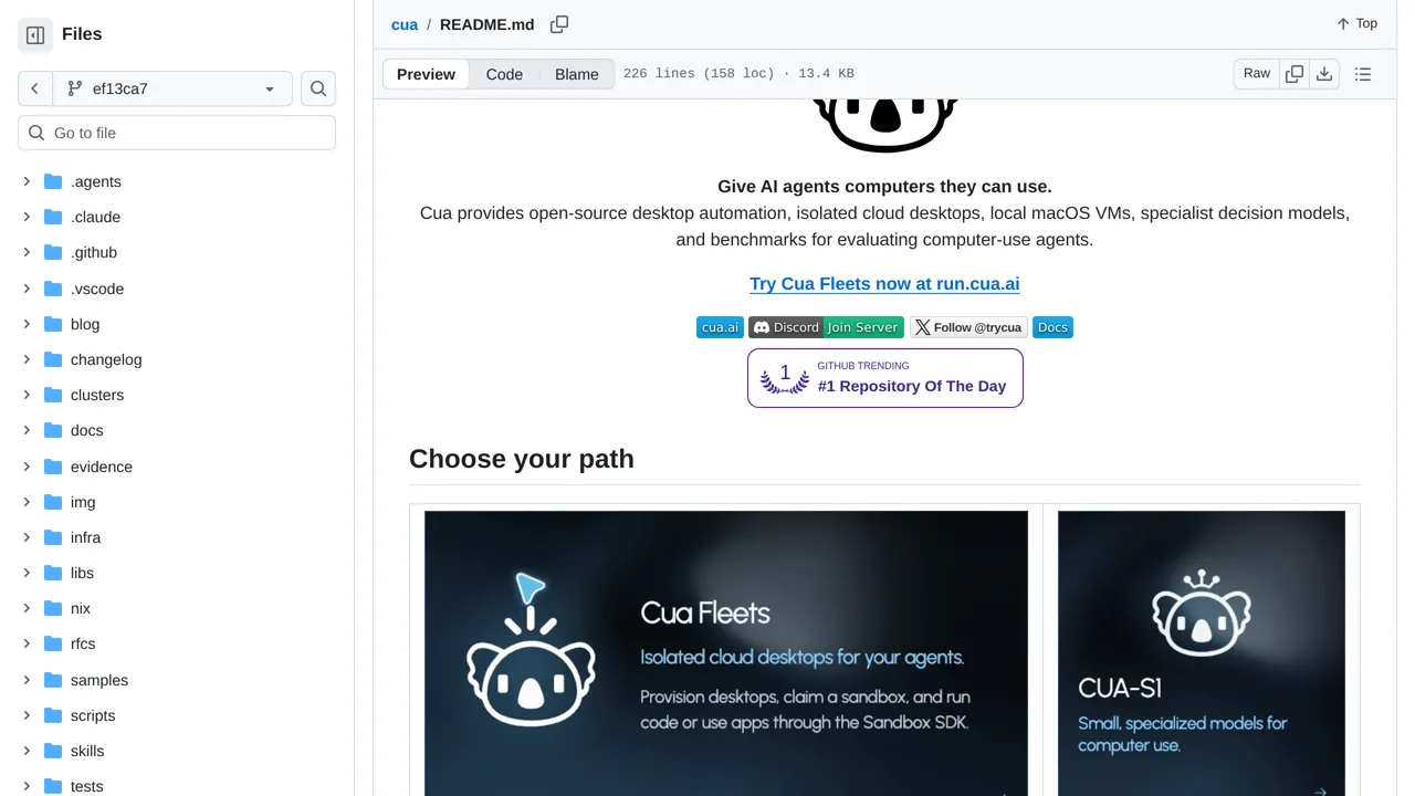 Source screenshot of jev-use with Cua Driver and TypeSafe Jev