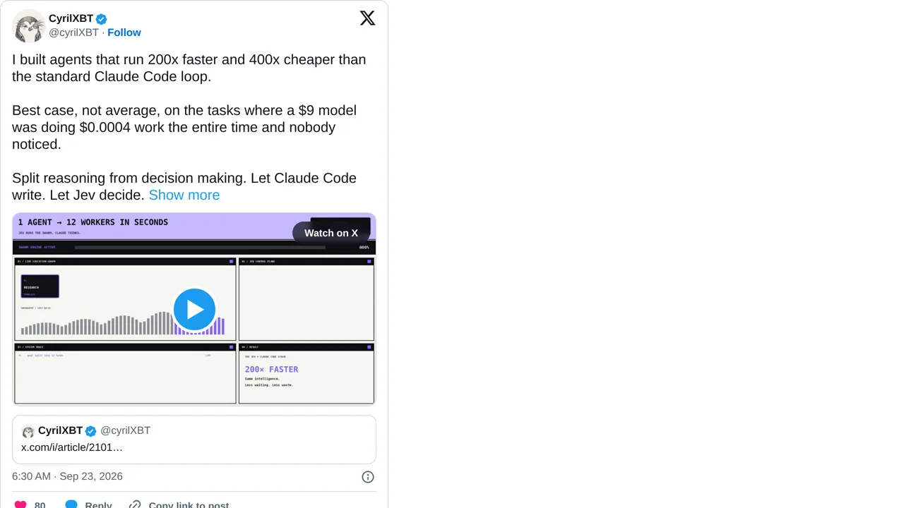 Source screenshot of Cyril’s Claude–Jev Loop