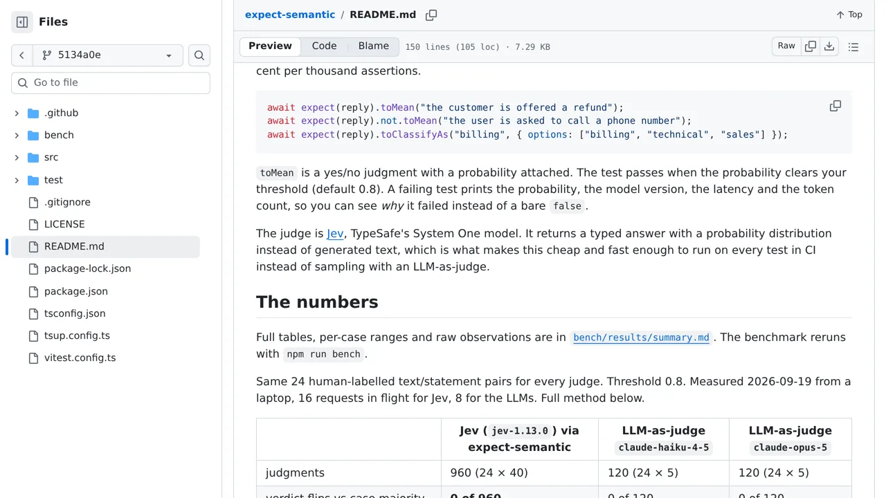 Source screenshot of expect-semantic