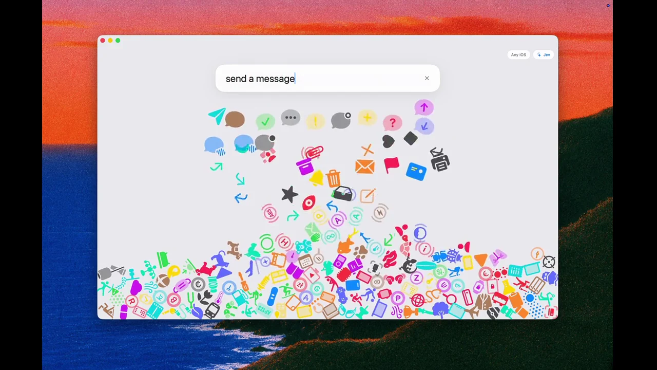 Recorded frame of FindSFSymbols