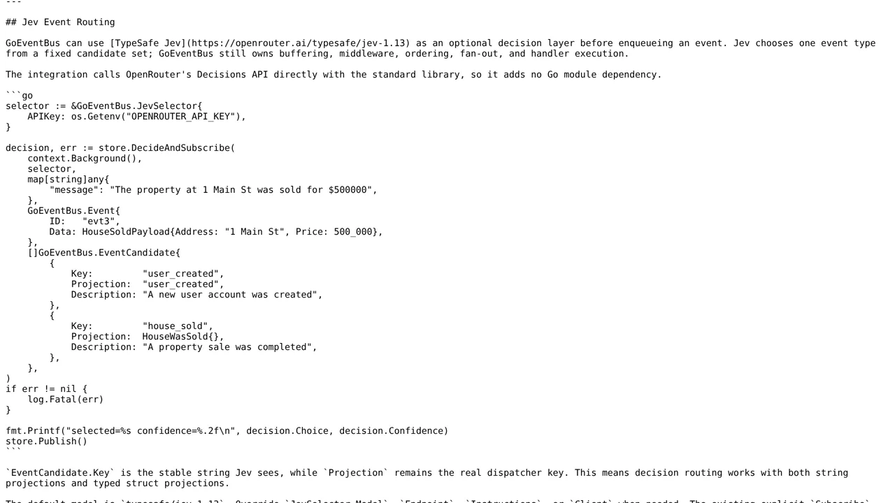 Source screenshot of GoEventBus