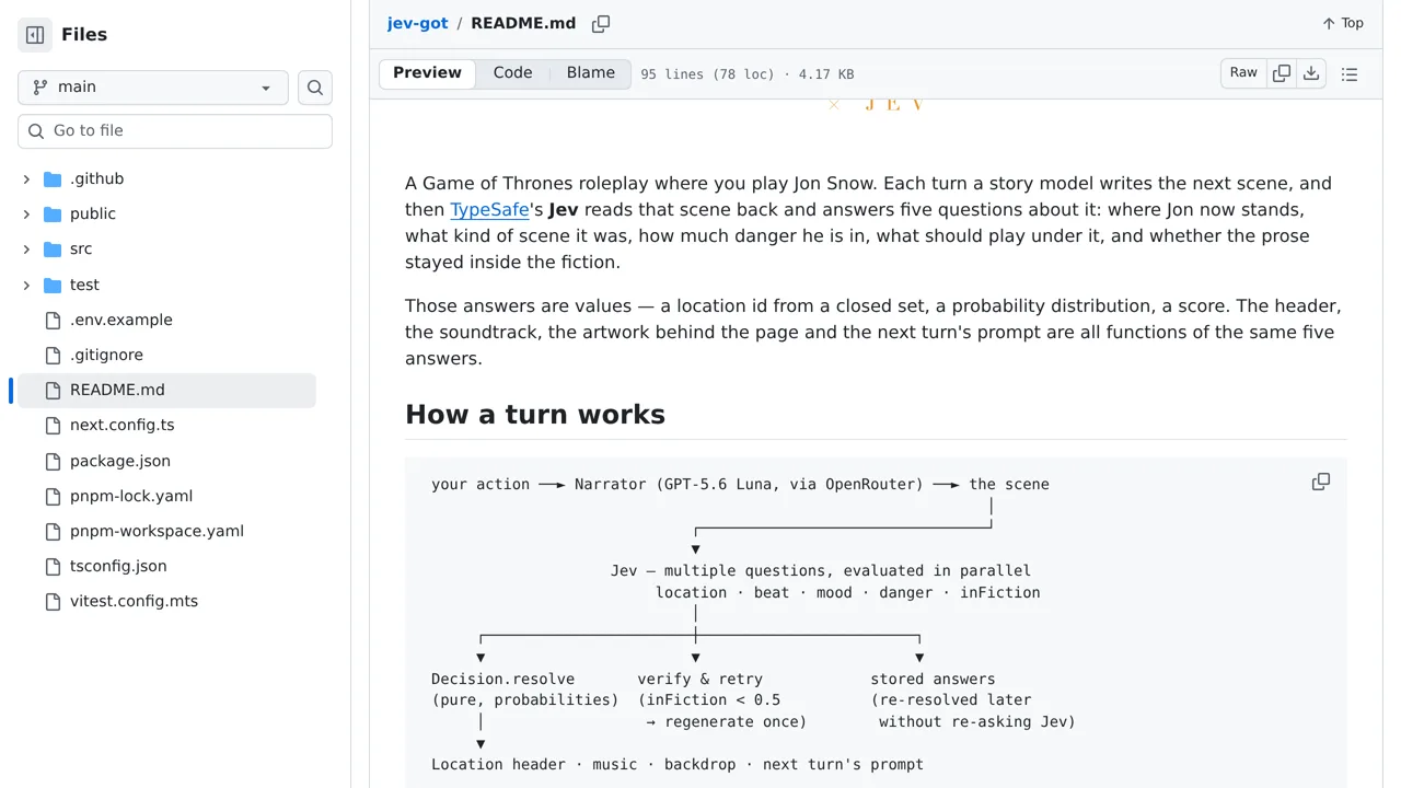 Source screenshot of got-jev