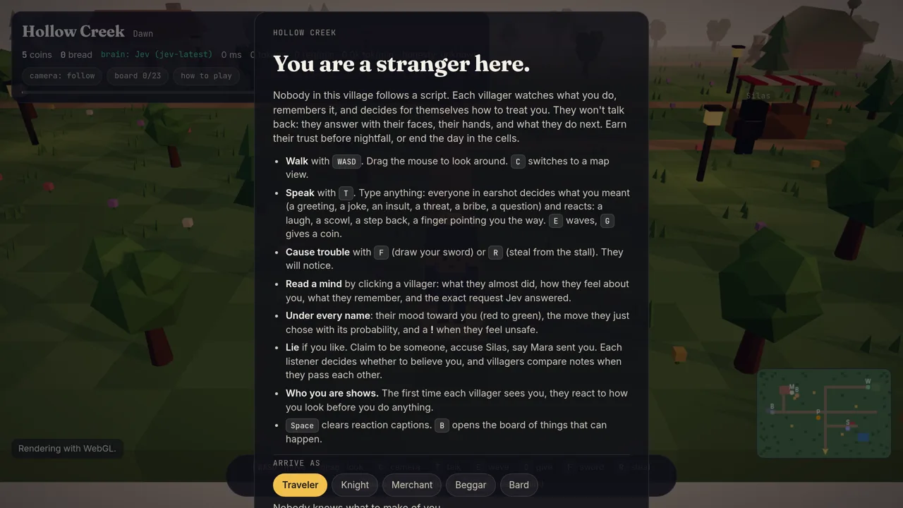 Source screenshot of Hollow Creek