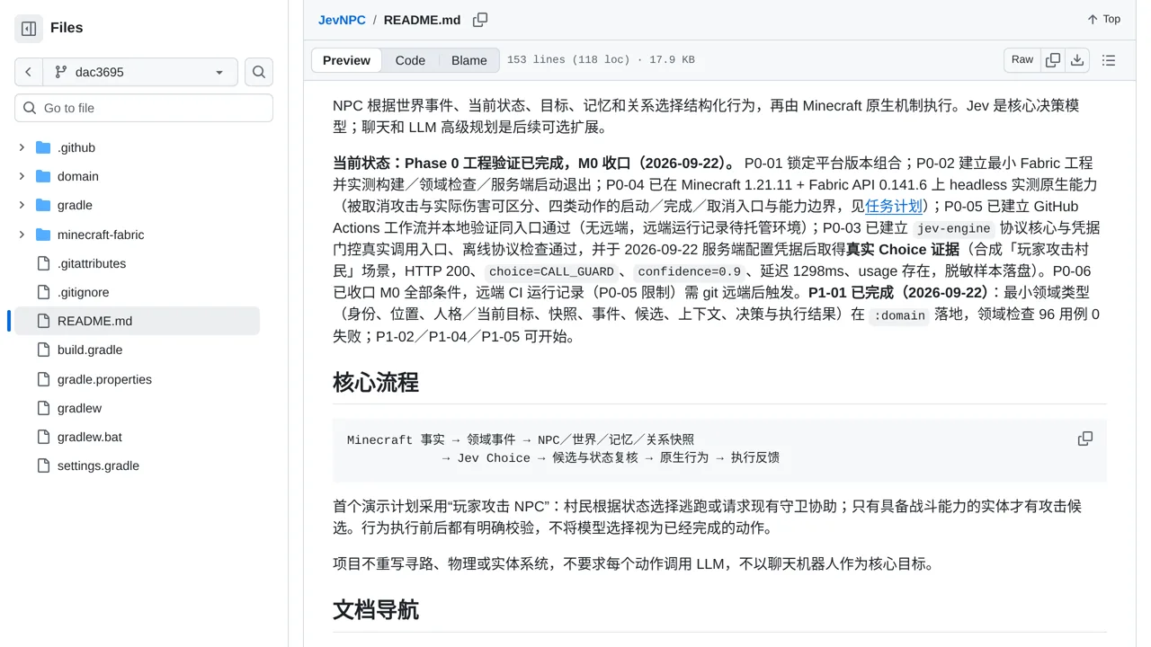 Source screenshot of JevNPC