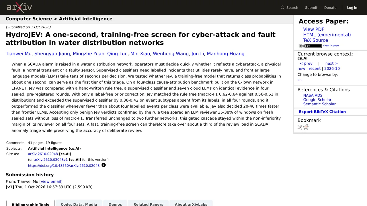 Source screenshot of HydroJEV