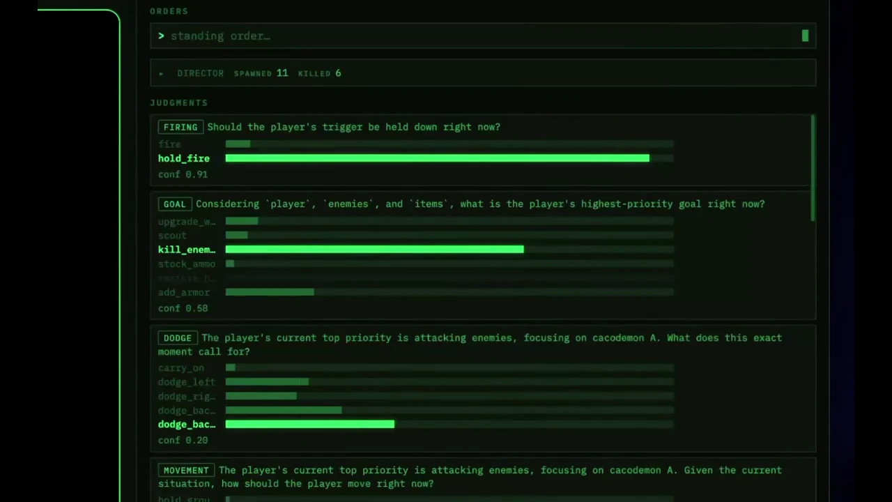 Recorded frame of Jev plays Doom