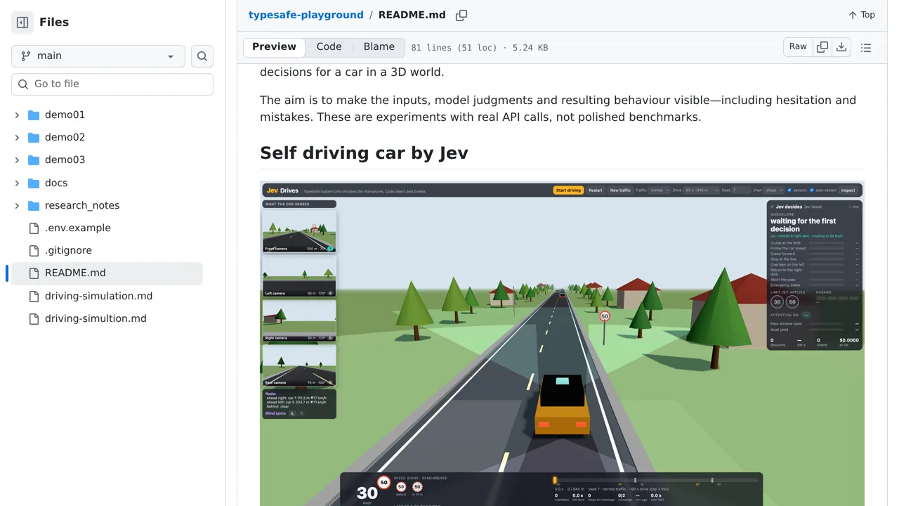 Source screenshot of Jev Driving Lab