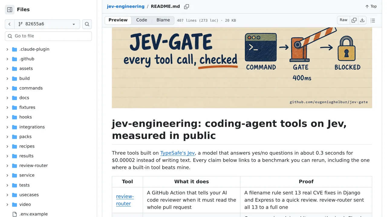 Source screenshot of jev-engineering