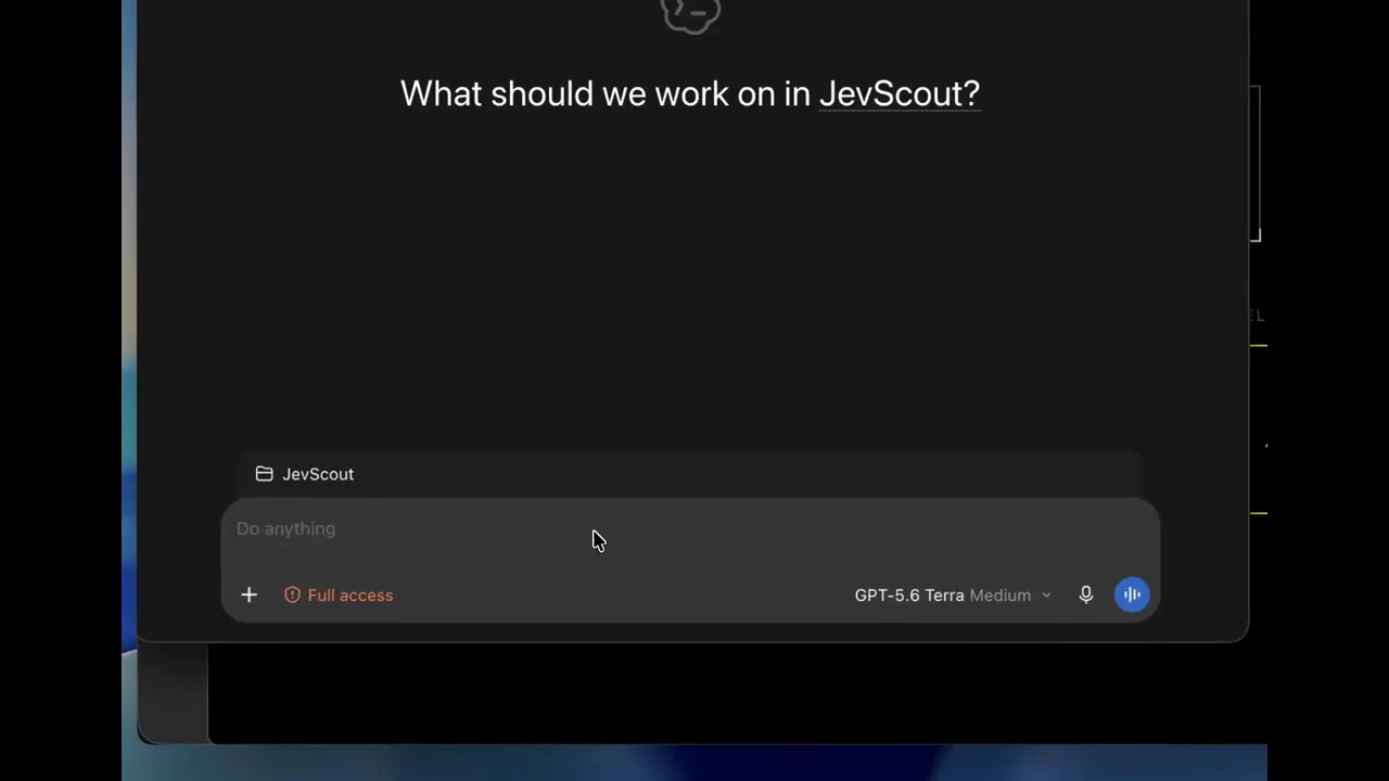 Recorded frame of jev-job-hunter