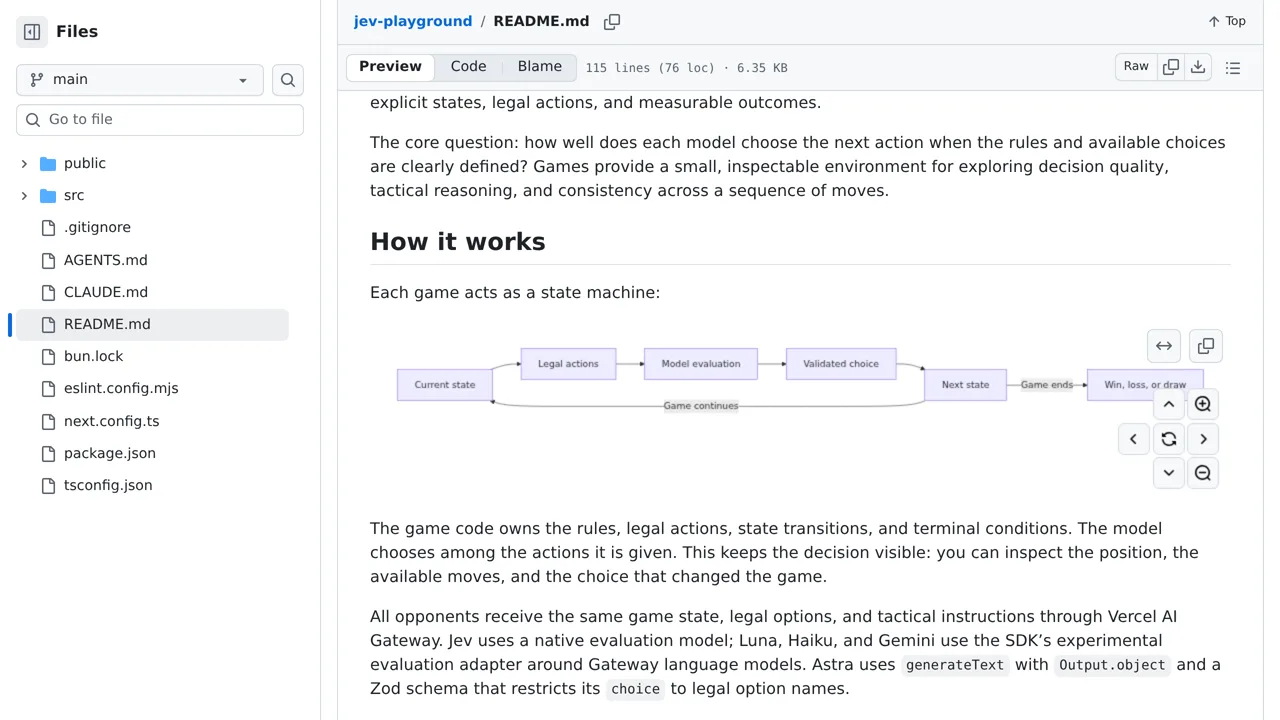 Source screenshot of jev-playground (hegargarcia)