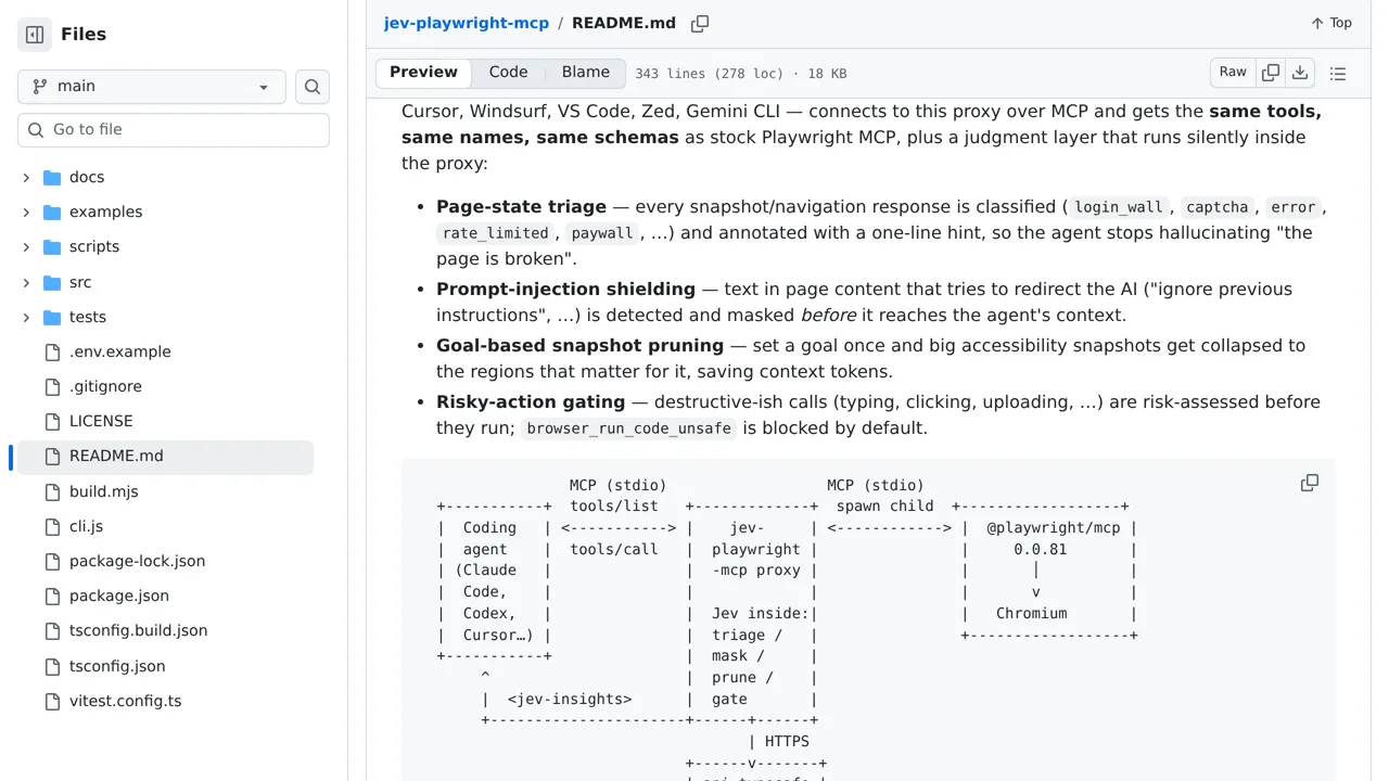 Source screenshot of jev-playwright-mcp