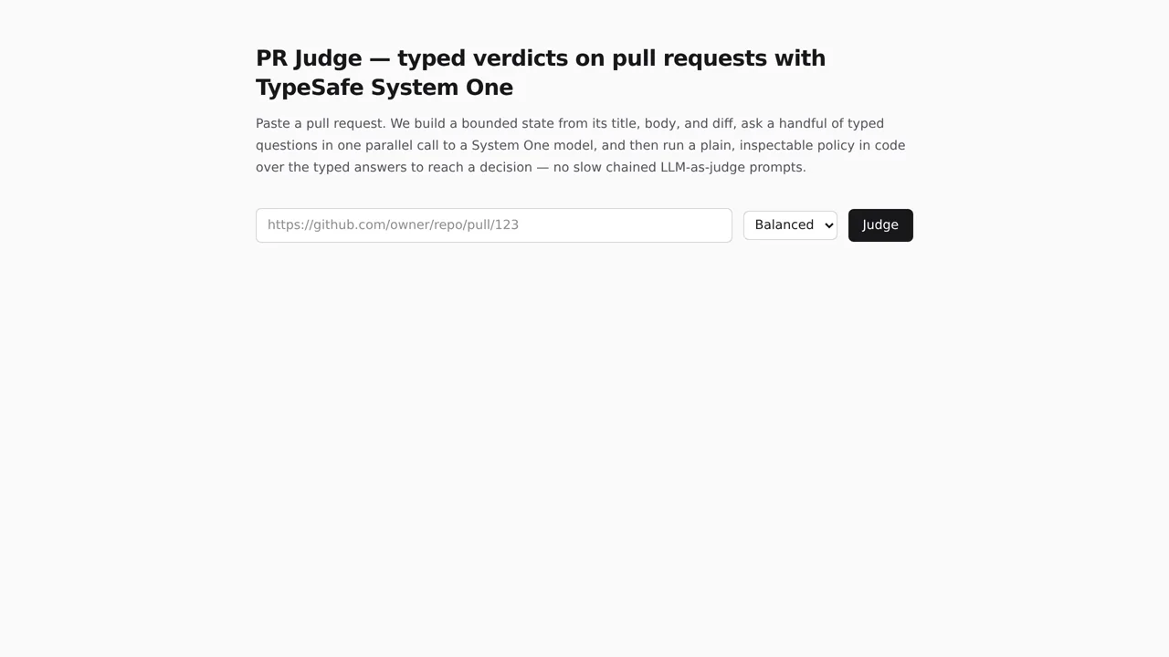 Source screenshot of PR Judge