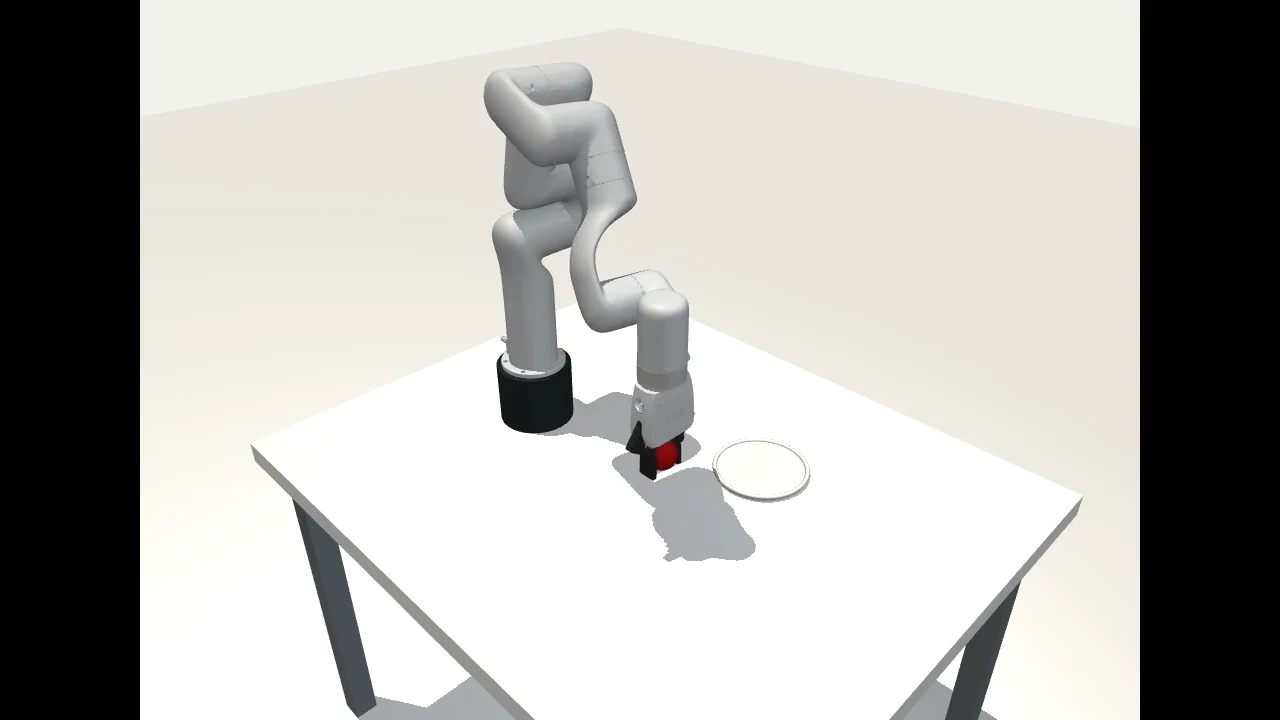 Recorded frame of Jev robot control
