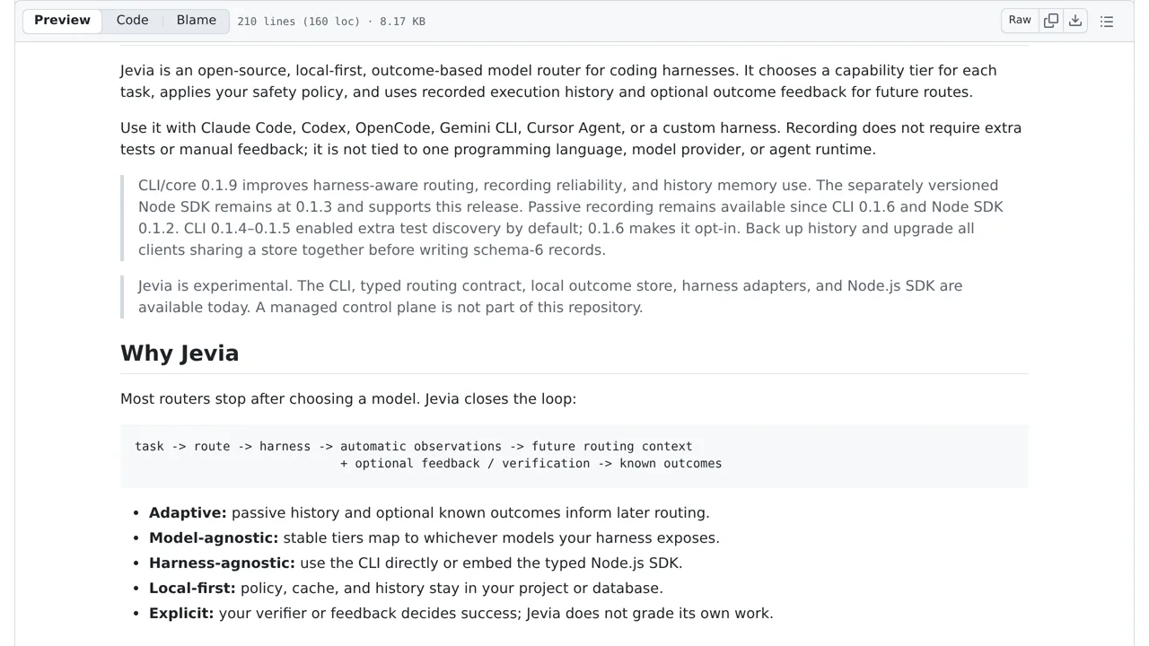Source screenshot of Jevia (assistant-ui)