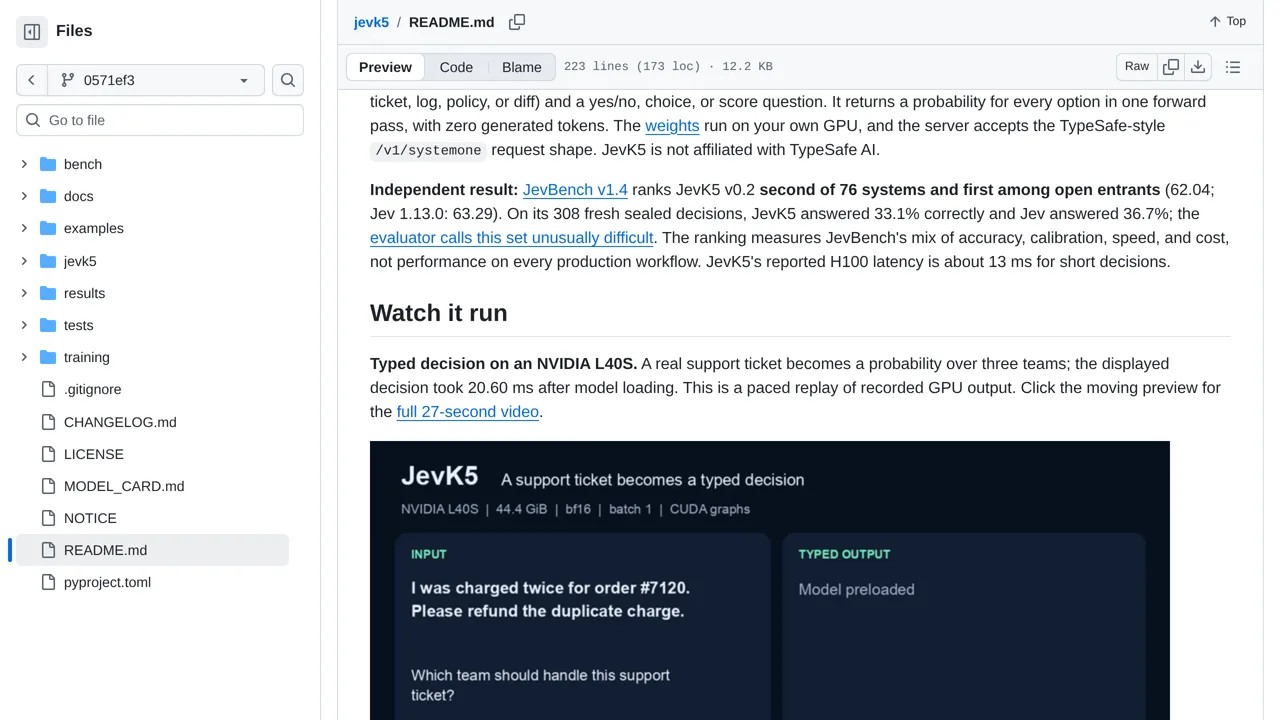 Source screenshot of JevK5