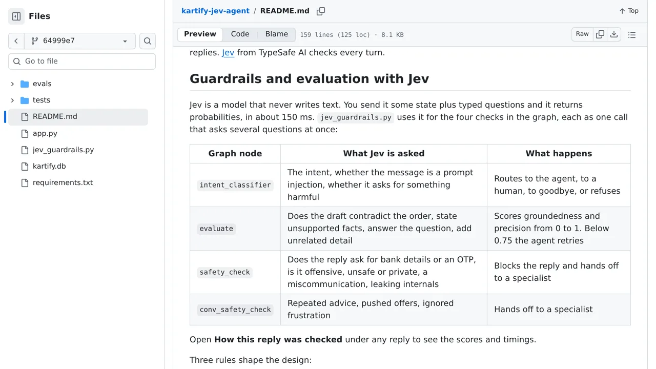 Source screenshot of Kartify Support
