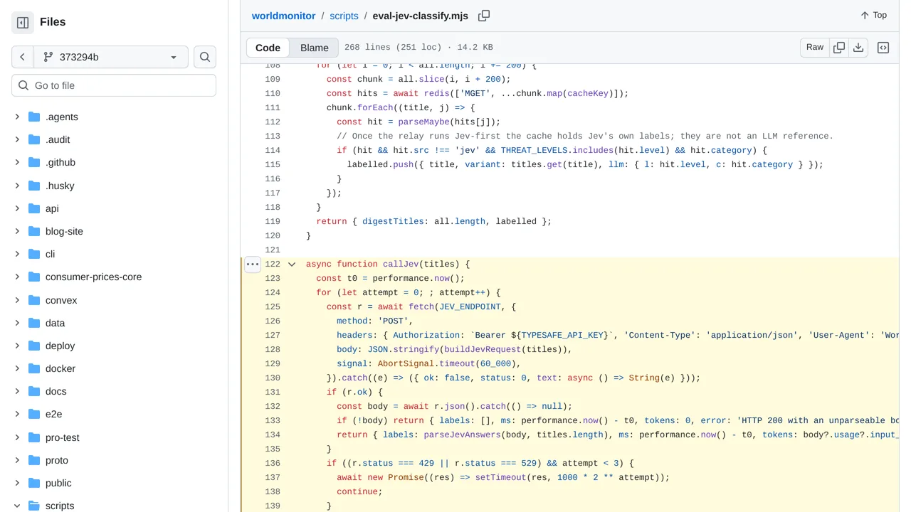 Source screenshot of worldmonitor