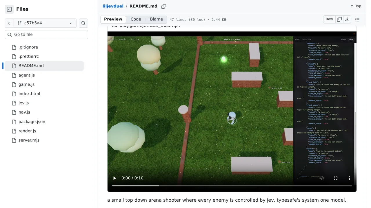 Source screenshot of liljevduel