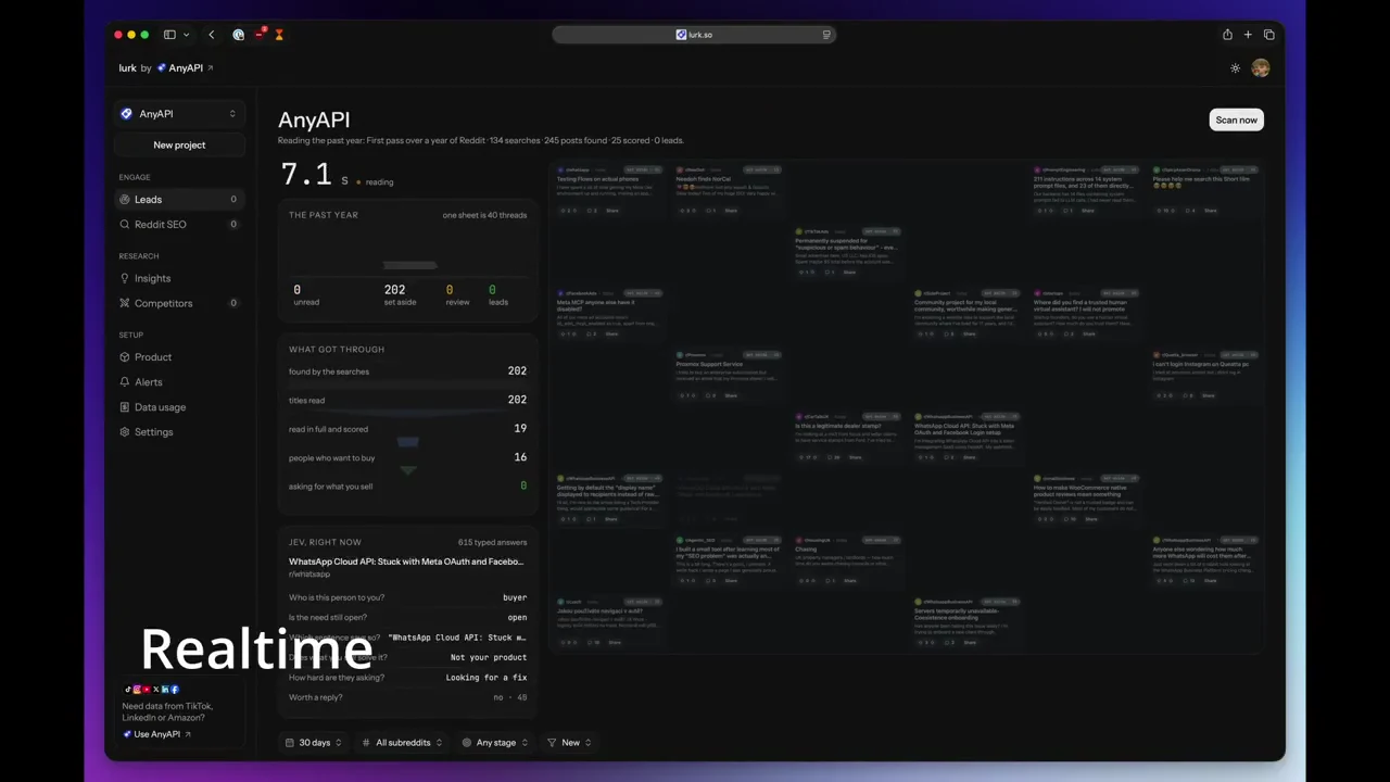 Recorded frame of Lurk