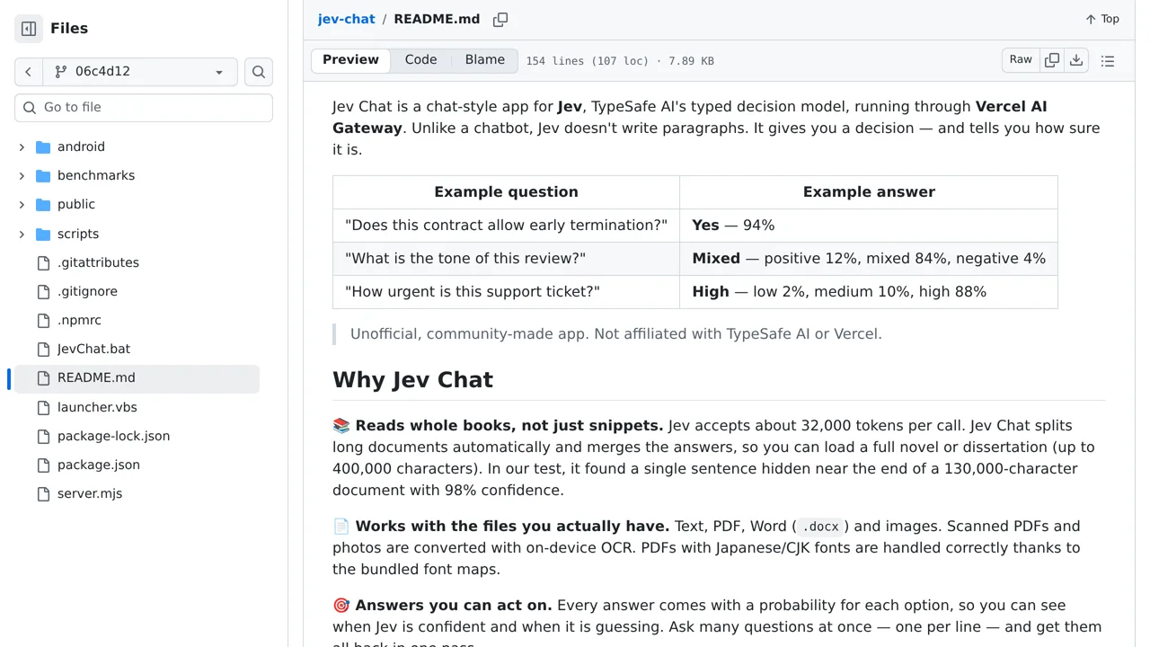 Source screenshot of Jev Chat (Manta-Boardgame)