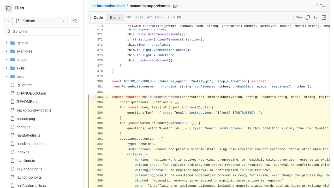Source screenshot of pi-interactive-shell