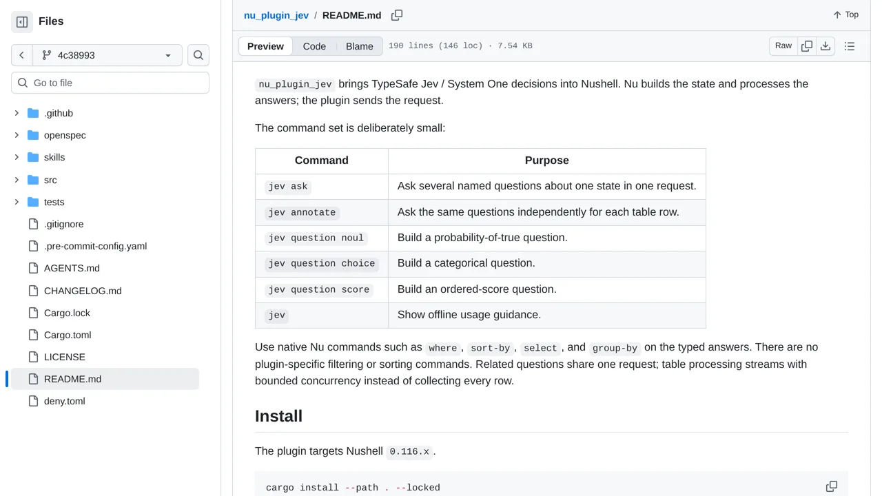 Source screenshot of nu_plugin_jev