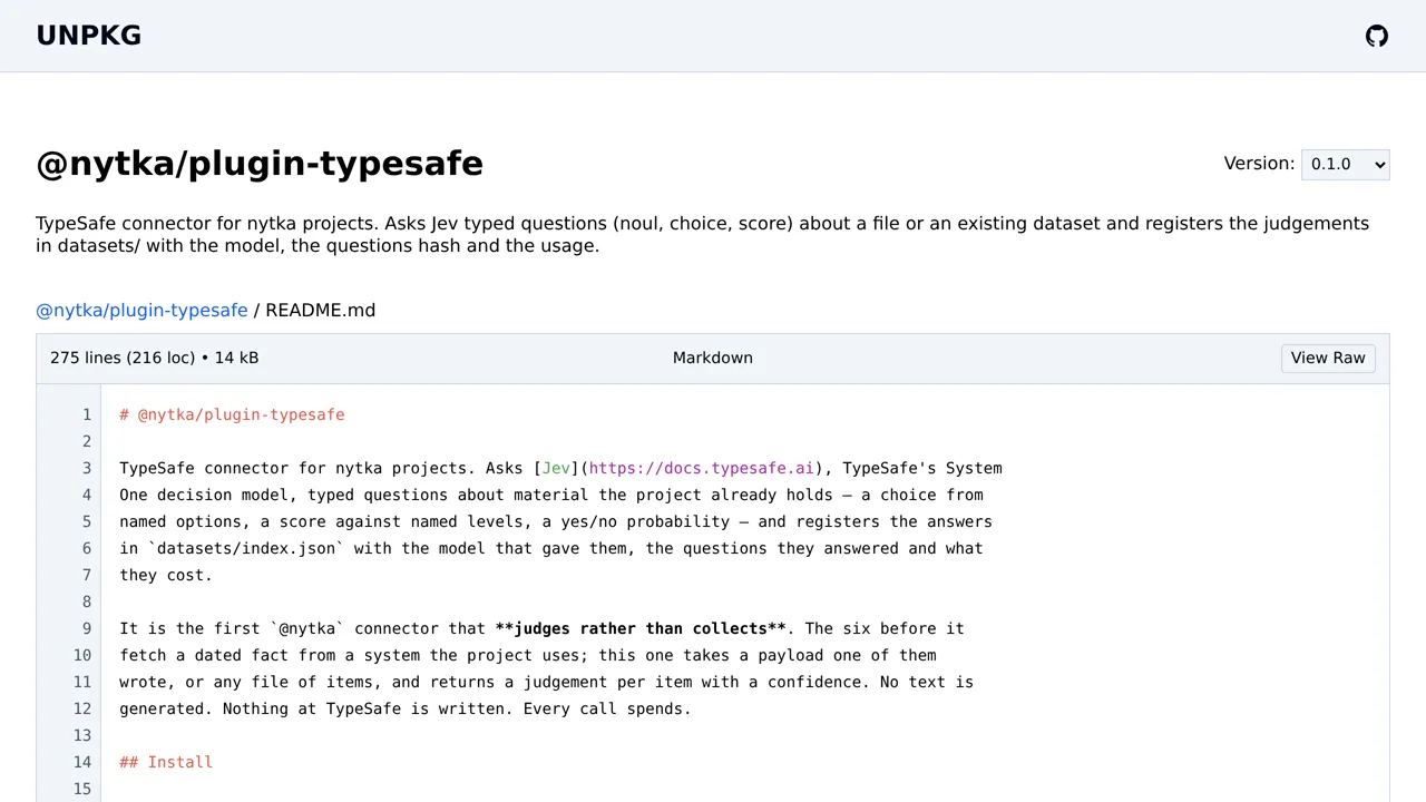 Source screenshot of @nytka/plugin-typesafe