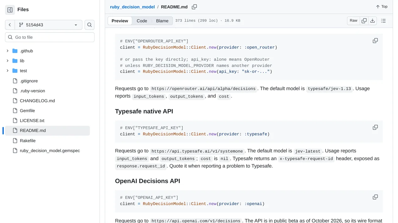 Source screenshot of ruby_decision_model