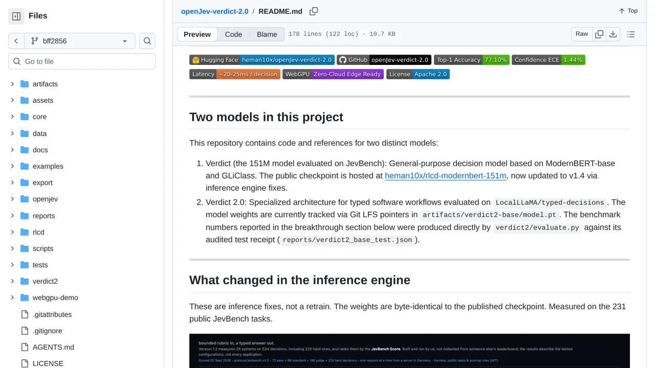 Source screenshot of openJev-verdict-2.0