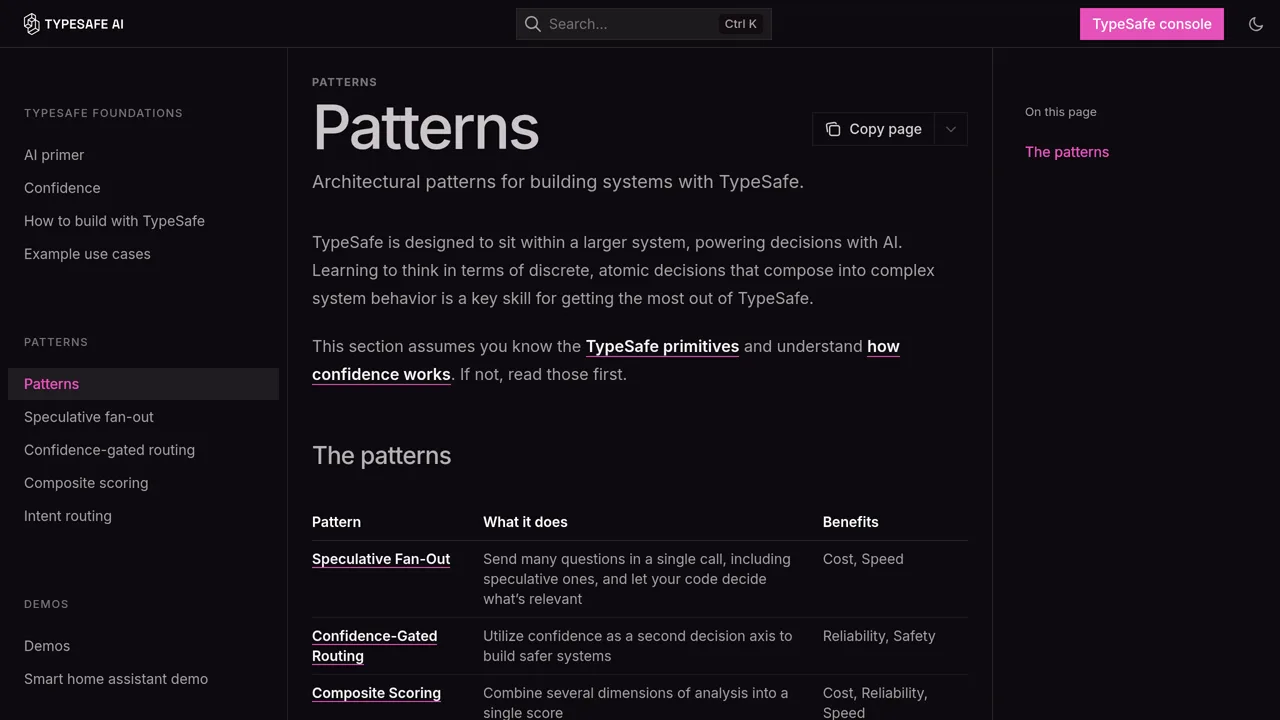 Source screenshot of Patterns