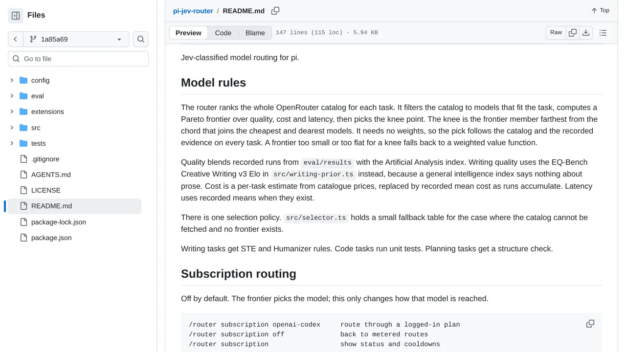 Source screenshot of pi-jev-router