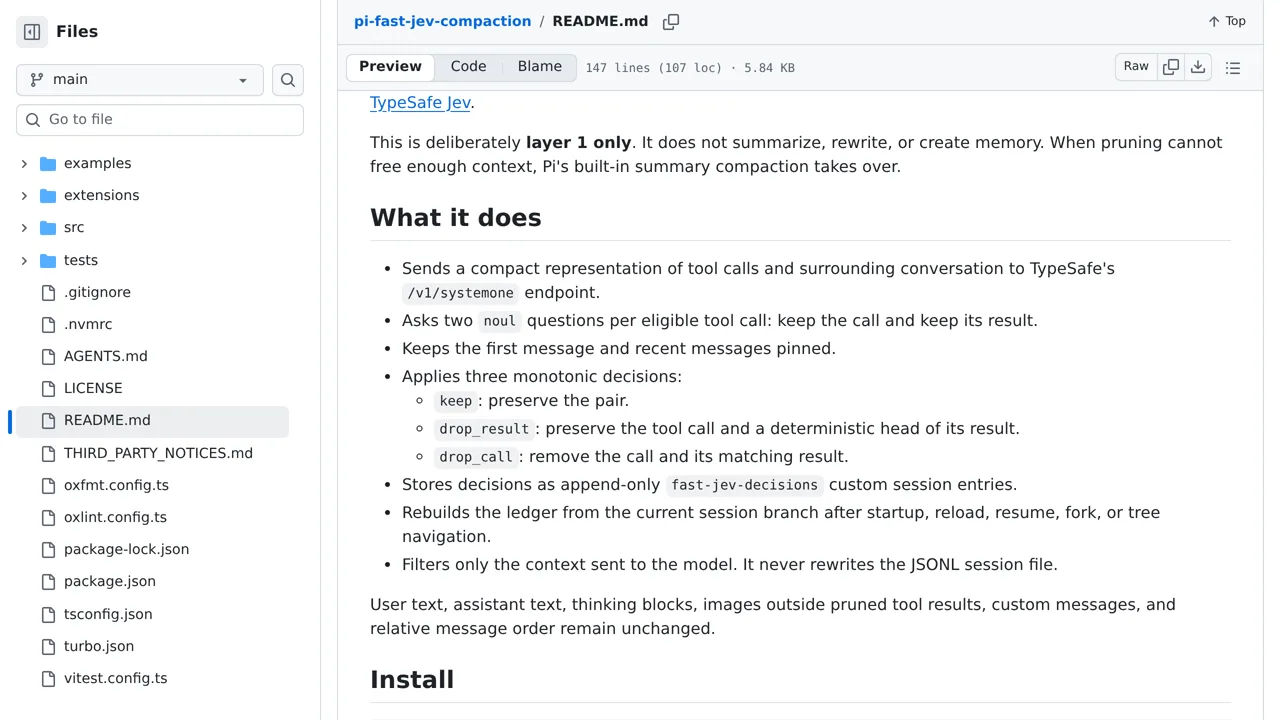 Source screenshot of pi-fast-jev-compaction