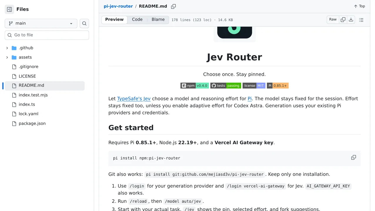 Source screenshot of pi-jev-router