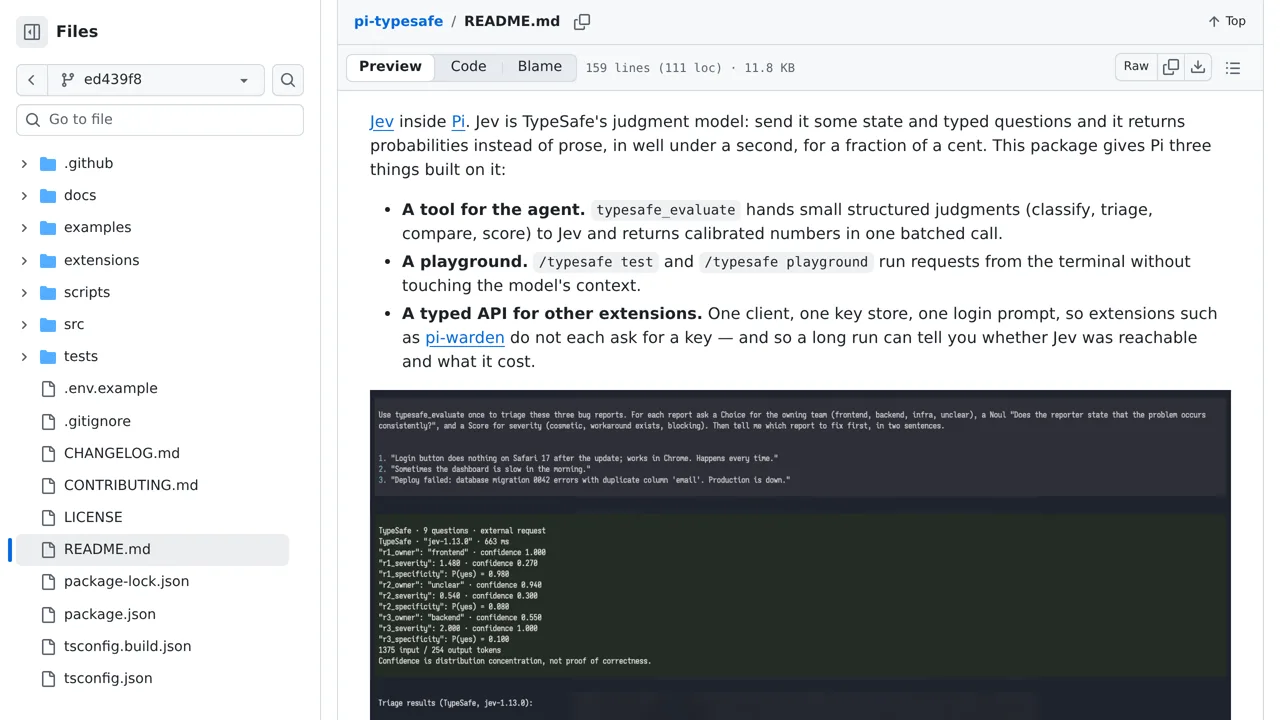 Source screenshot of pi-typesafe
