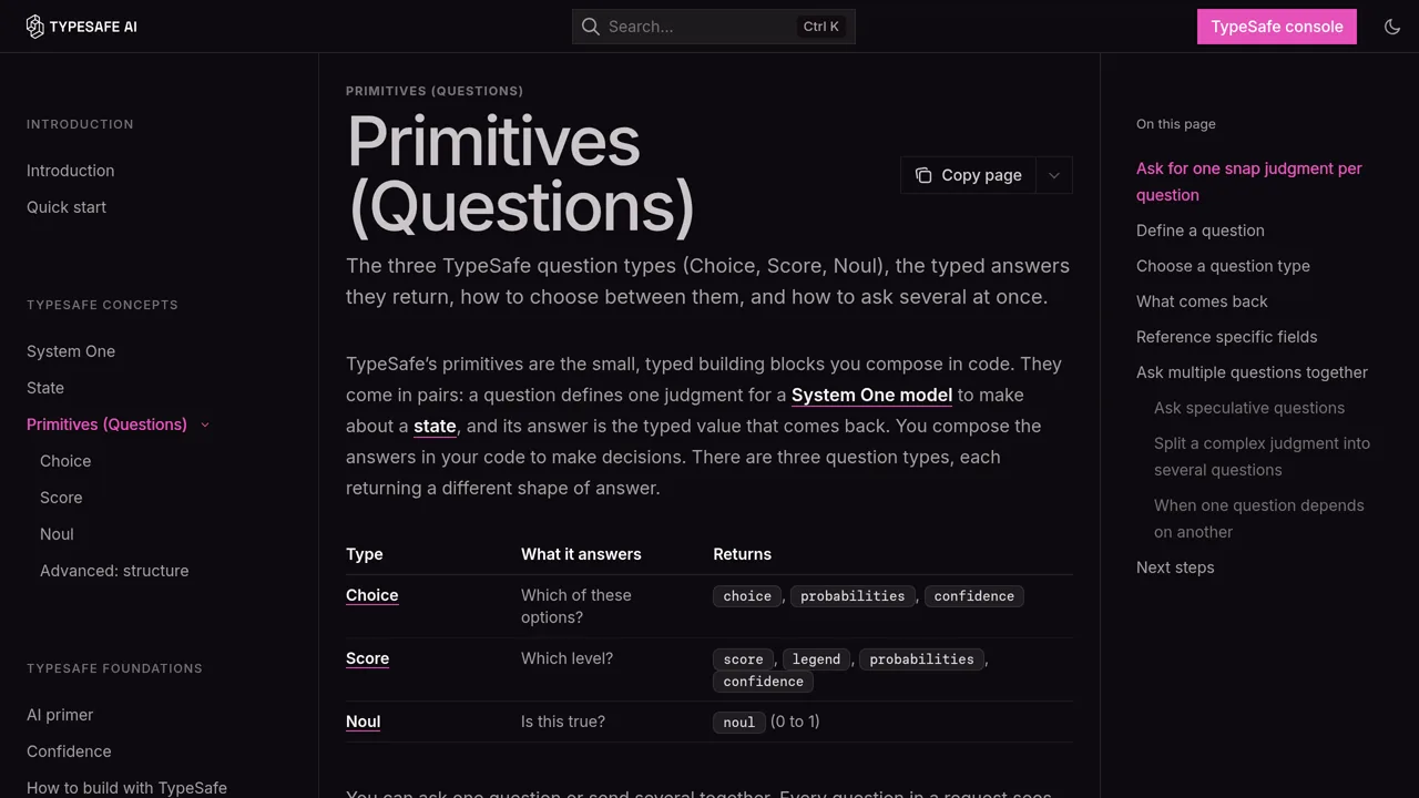 Source screenshot of Primitives