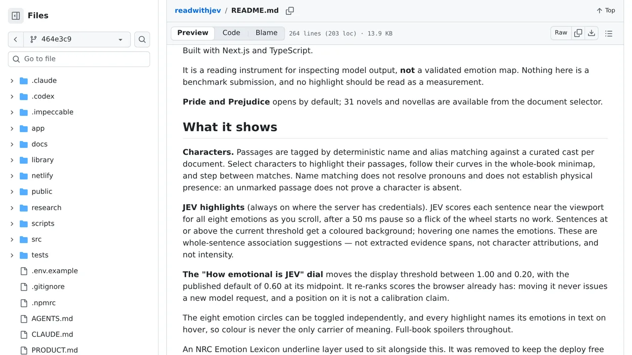 Source screenshot of readwithjev