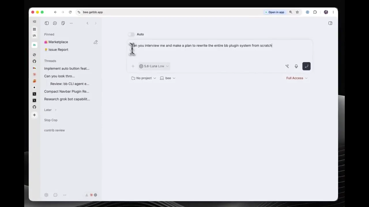 Recorded frame of Sawyer’s prompt router