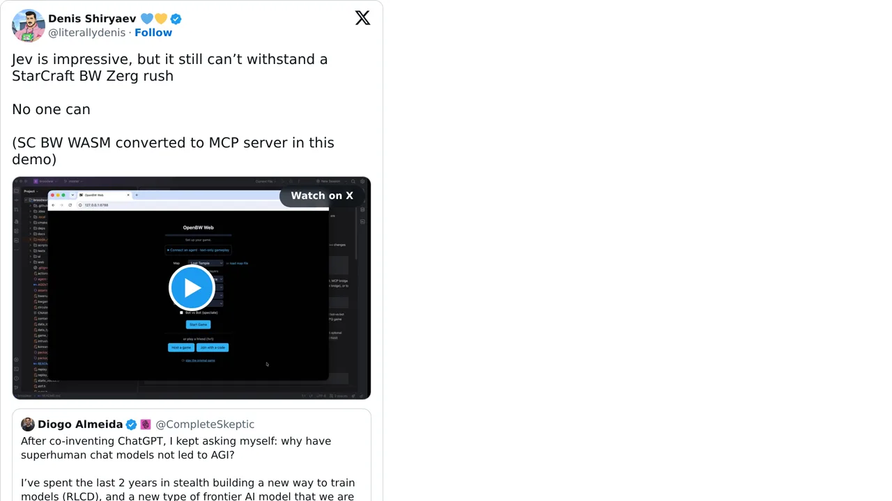Source screenshot of StarCraft Brood War WASM MCP demo