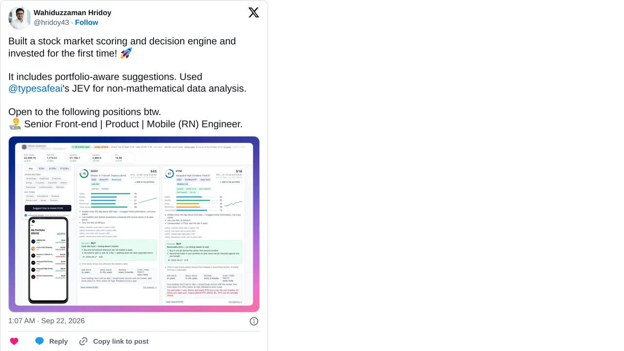 Source screenshot of Stock scoring and decision engine