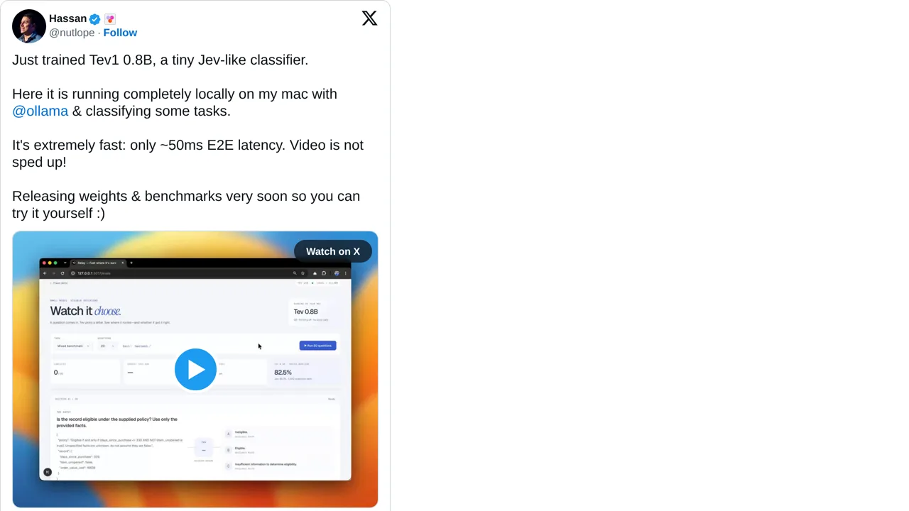 Source screenshot of Tev1 0.8B