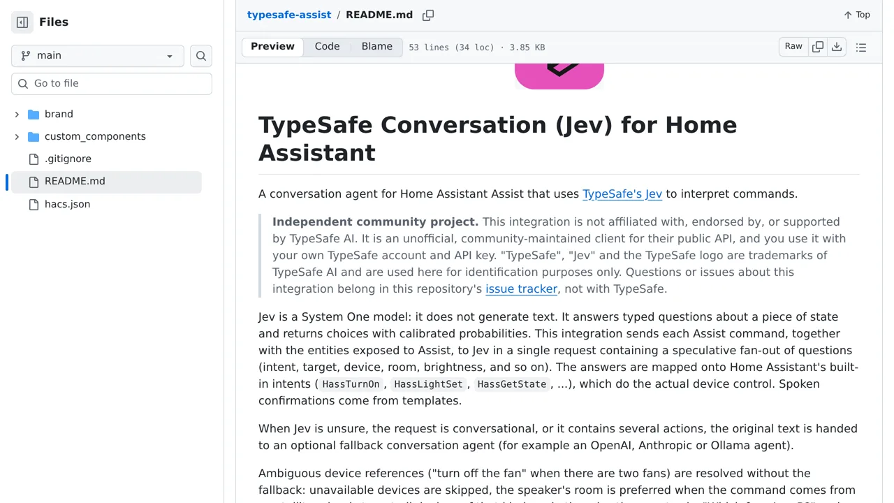 Source screenshot of typesafe-assist